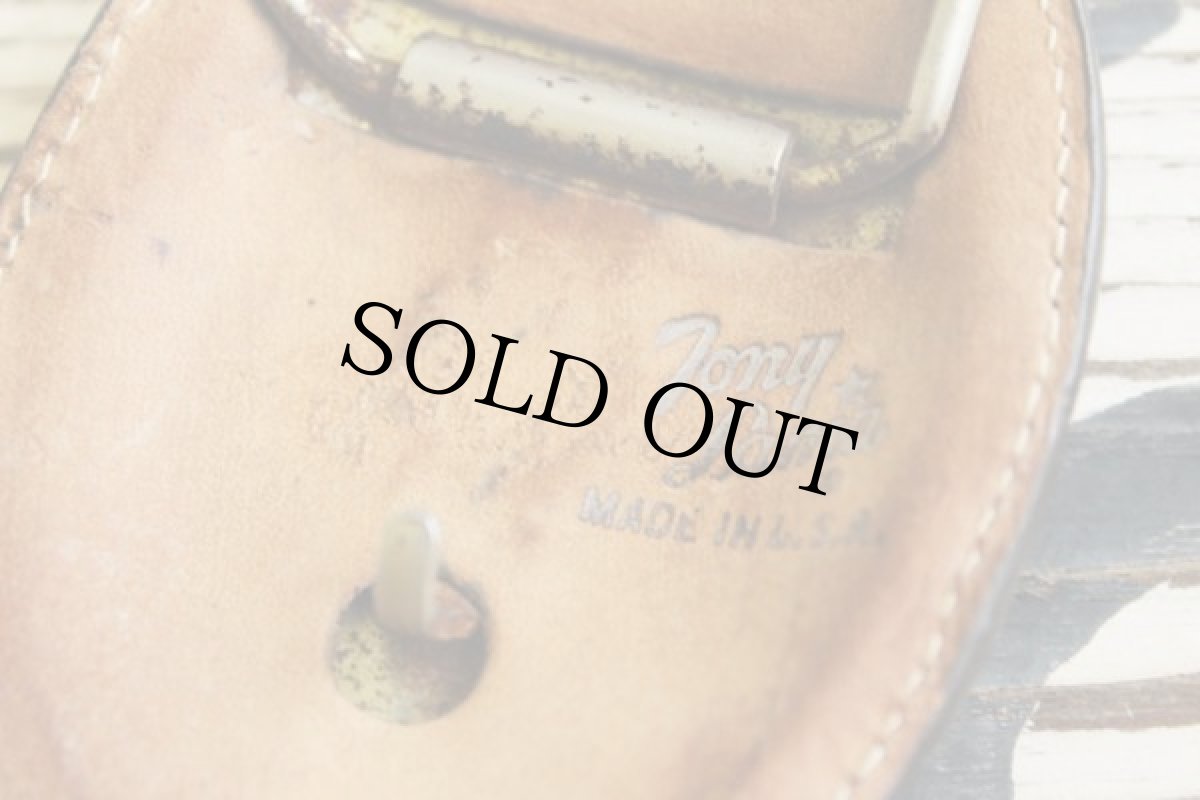 画像3: USA製 Tony Lamaトニーラマ 4H クローバー レザーバックル (3)