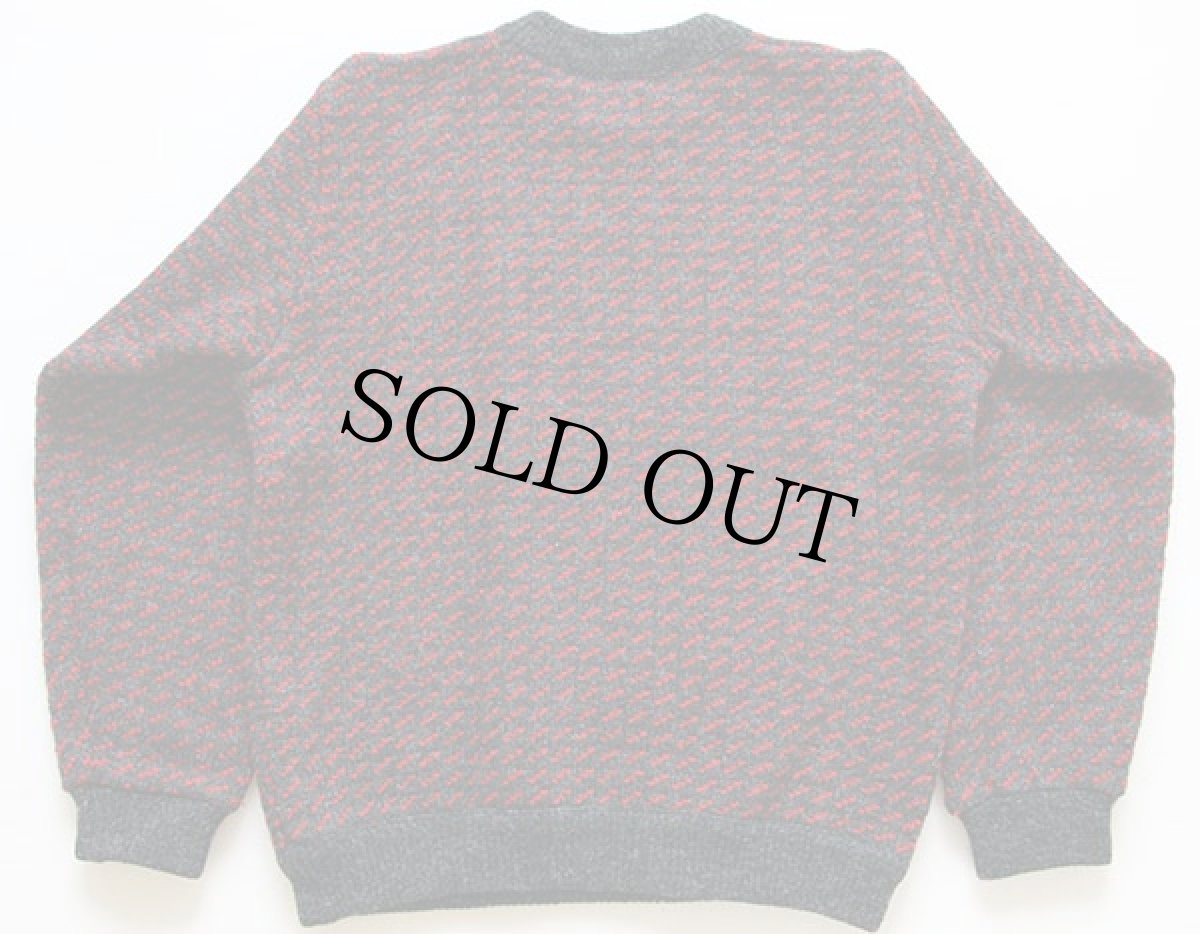 画像2: 80s ノルウェー製 L.L.Bean ノルウェージャン バーズアイ ウールニット セーター M (2)