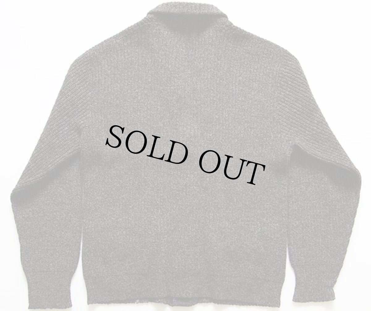 画像2: 60s Richline ショールカラー ニット カーディガン (2)