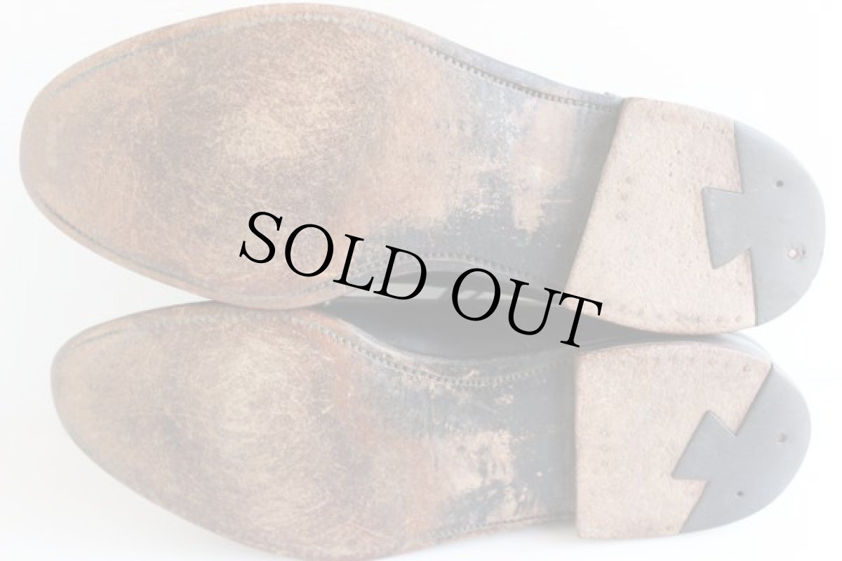 画像6: USA製 Aldenオールデン スプリットトゥ レザーシューズ 黒 10★革靴 (6)