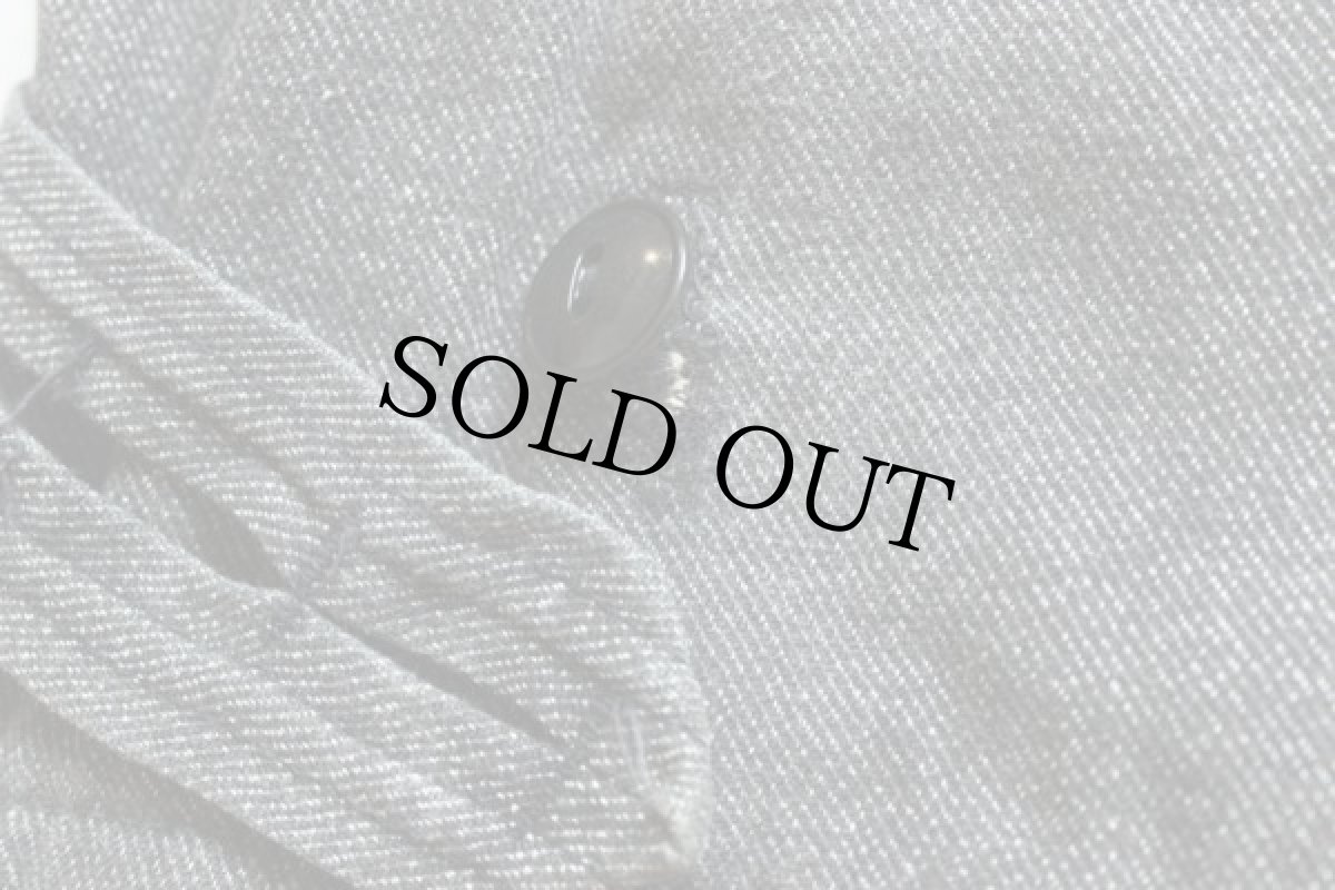 画像8: 50s Rail Chief ブラックシャンブレー ワークジャケット (8)