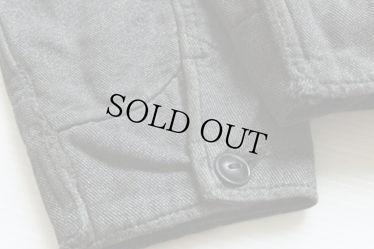 画像5: 50s Rail Chief ブラックシャンブレー ワークジャケット (5)