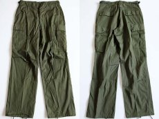 画像1: デッドストック★60s 米軍 U.S.ARMY ジャングルファティーグパンツ 3rd ノンリップ R-M (1)