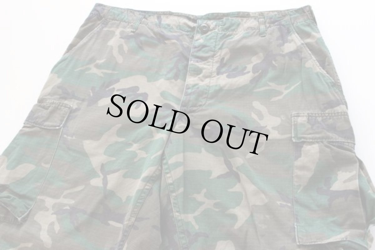 画像2: 80s 米軍 LC-1 リーフカモ カーゴパンツ L-R (2)