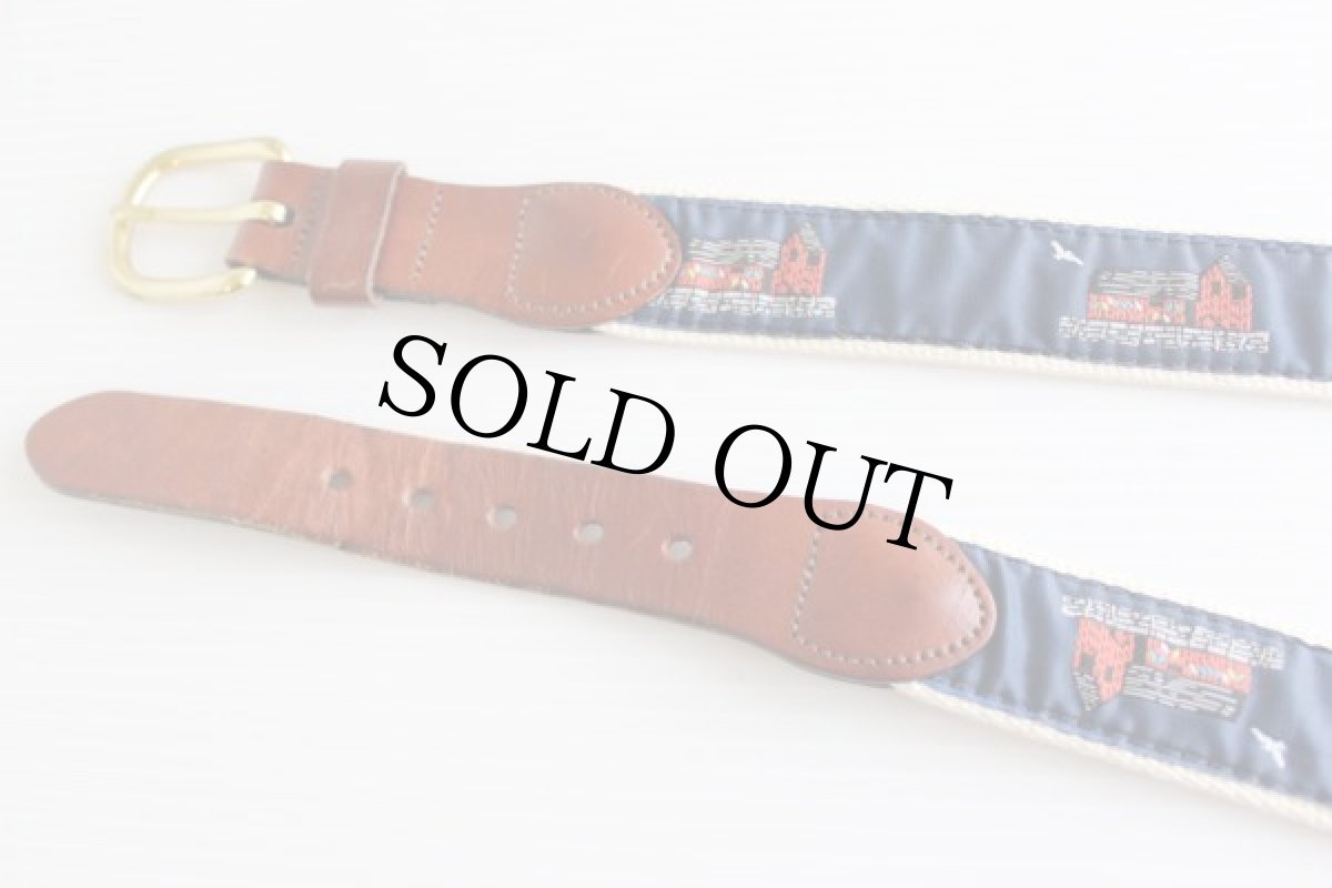 画像2: USA製 Leather Manハンドメイド コットン ベルト42★339 (2)