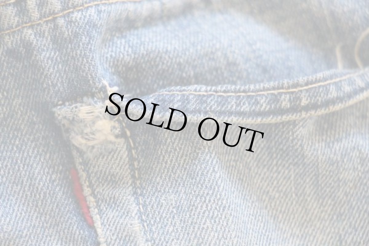 画像4: 50s LEVI'Sリーバイス 503 Z XX パッチワーク リペア デニムパンツ w23★501 (4)