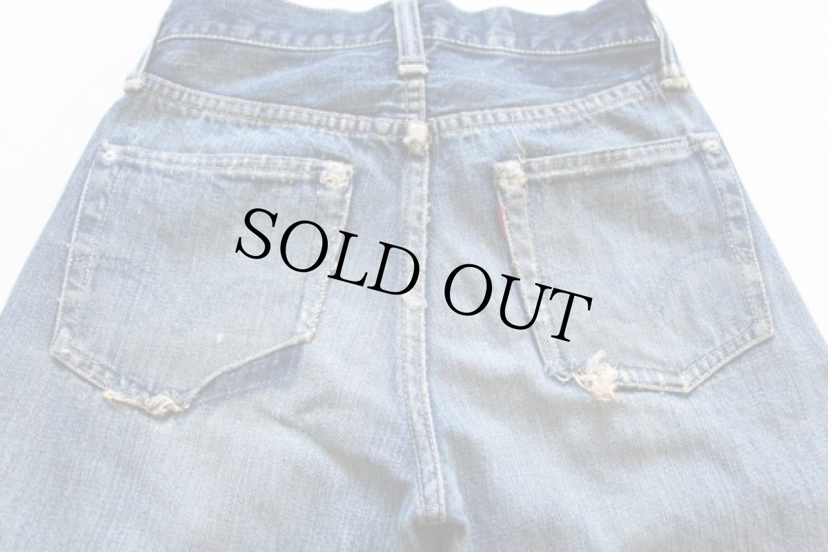 画像3: 50s LEVI'Sリーバイス 503 Z XX パッチワーク リペア デニムパンツ w23★501 (3)