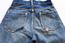 画像3: 50s LEVI'Sリーバイス 503 Z XX パッチワーク リペア デニムパンツ w23★501 (3)