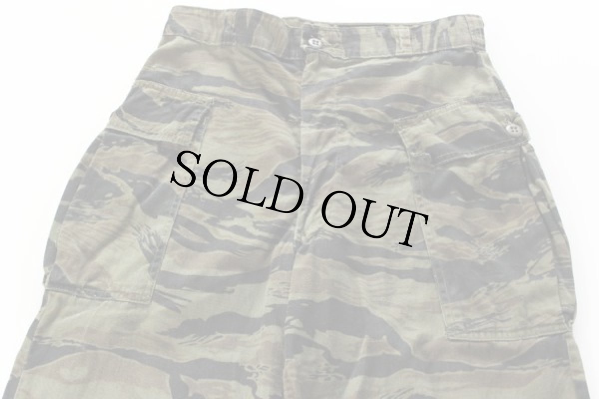 画像2: 70s RANGER タイガーカモ カーゴパンツ w31 (2)