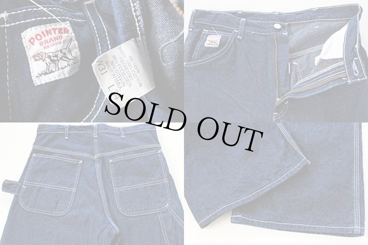 画像3: 90s USA製 POINTERポインター デニム ペインターパンツ w31 L34 (3)