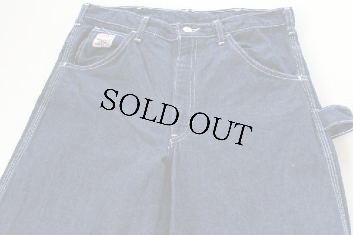 画像2: 90s USA製 POINTERポインター デニム ペインターパンツ w31 L34 (2)