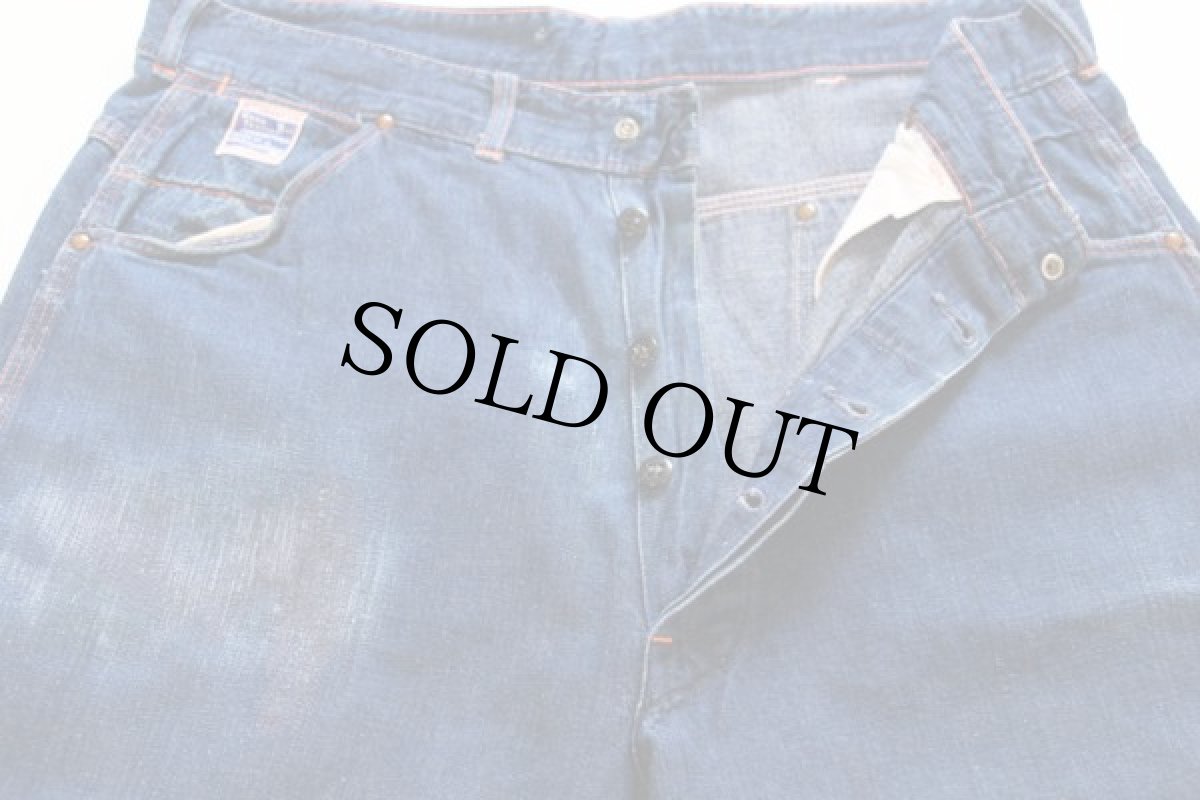 画像2: 50s W.T.GRANT コーンデニム ペインターパンツ w35★コーンミルズ (2)