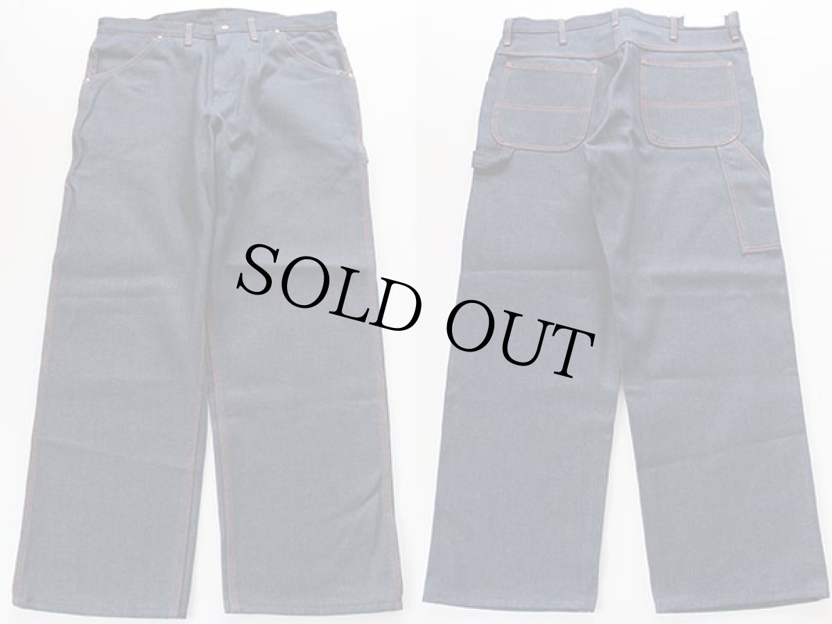 画像2: デッドストック★80s USA製 BIGMACビッグマック デニム ペインターパンツ 36x29 (2)