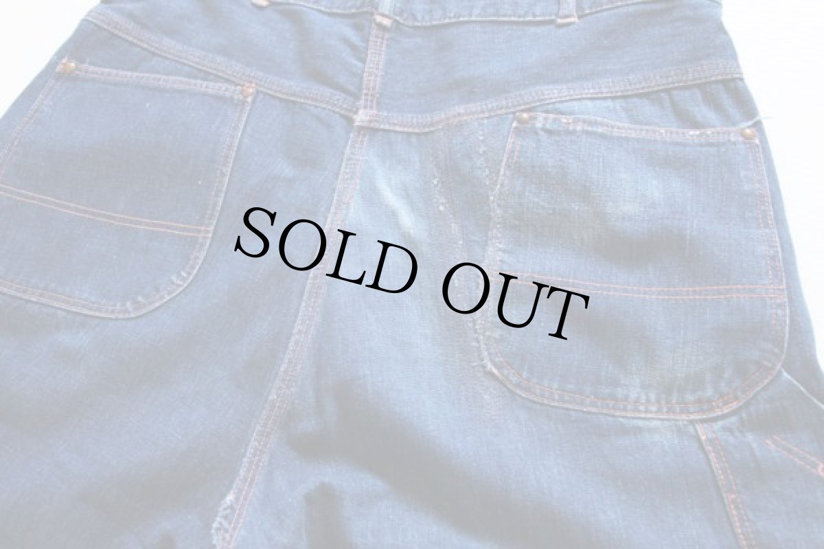 画像3: 50s W.T.GRANT コーンデニム ペインターパンツ w35★コーンミルズ (3)