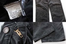 画像3: 80s USA製 Levi'sリーバイス 519 コーデュロイパンツ チャコール w36 (3)