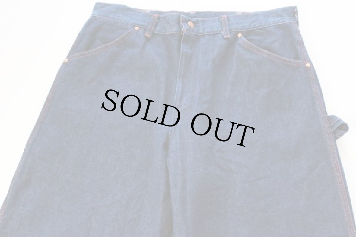 画像2: 80s USA製 JCPenney BIGMACビッグマック デニム ペインターパンツ 36x29 (2)