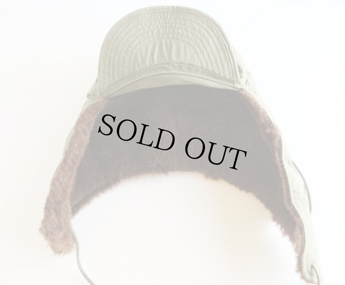 画像2: 50s 米軍 U.S.ARMY M-51 アルパカ パイルキャップ オリーブドラブ 7★M-Q1 (2)