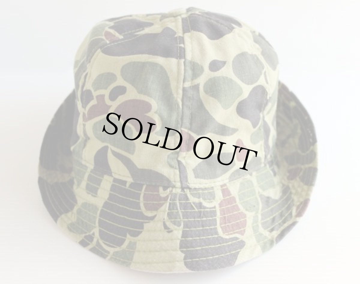 画像2: USA製 ORIGINAL JONES ダックハンターカモ コットン ハンティングハット XL (2)