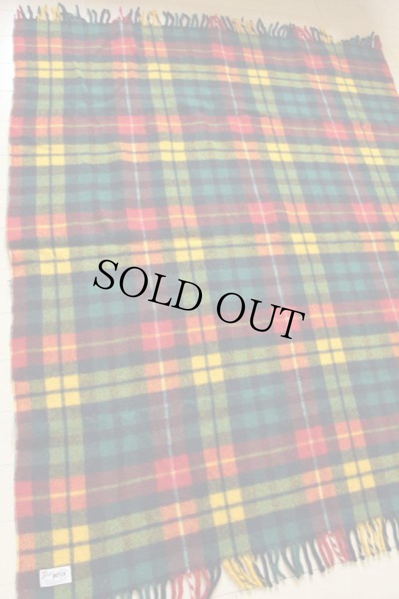 画像2: 60s Faribo 100周年 タータンチェック ウールブランケット (2)
