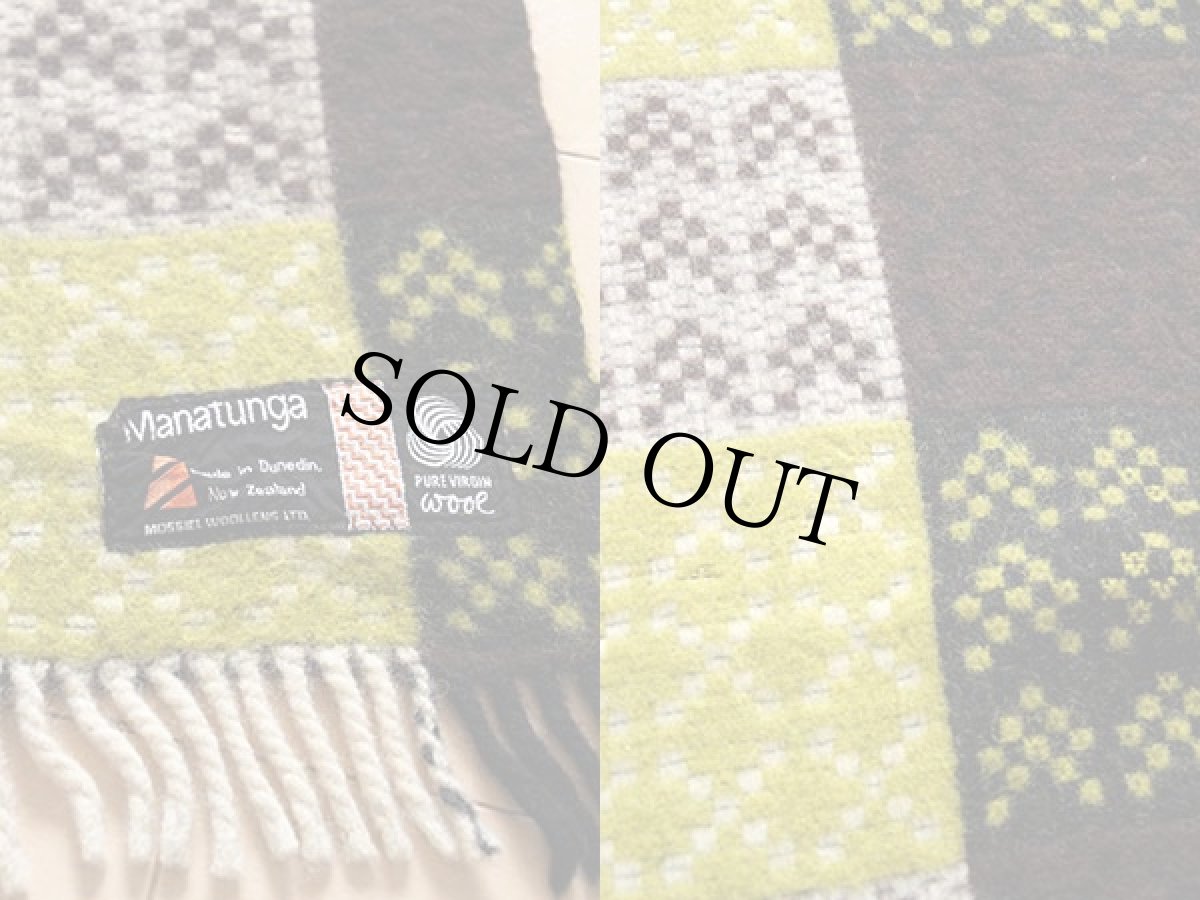 画像3: ニュージーランド製 Manatunga ウール ブランケット★マオリ (3)