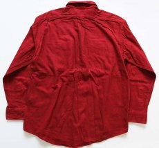 画像2: 90s USA製 FILSONフィルソン ヘビーコットンシャツ バーガンディ XL (2)