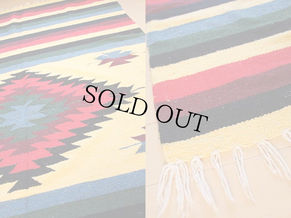 画像3: ネイティブ柄 メキシカン ラグ★B  (3)