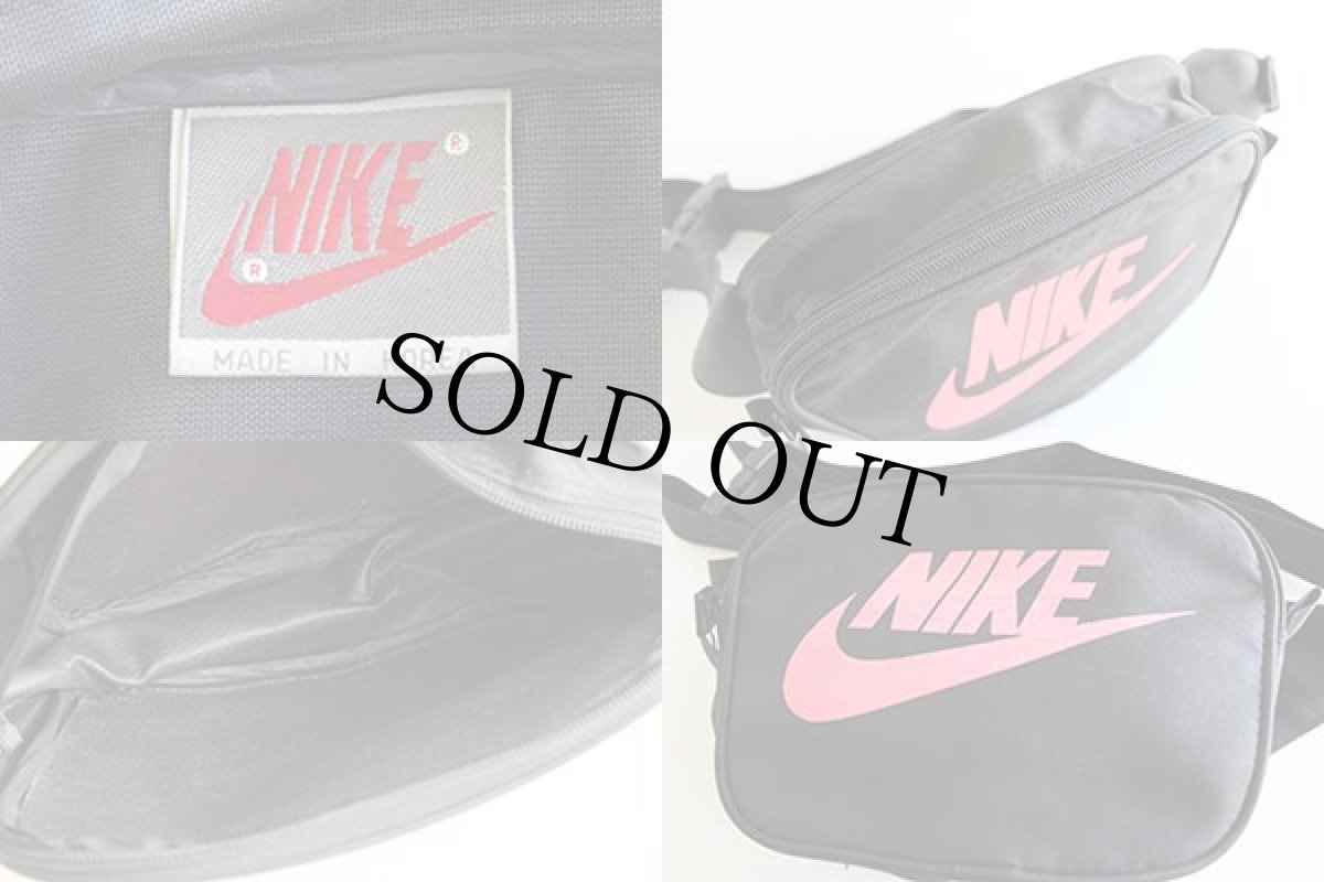 画像3: 90s NIKEナイキ ウエストバッグ 黒xピンク (3)