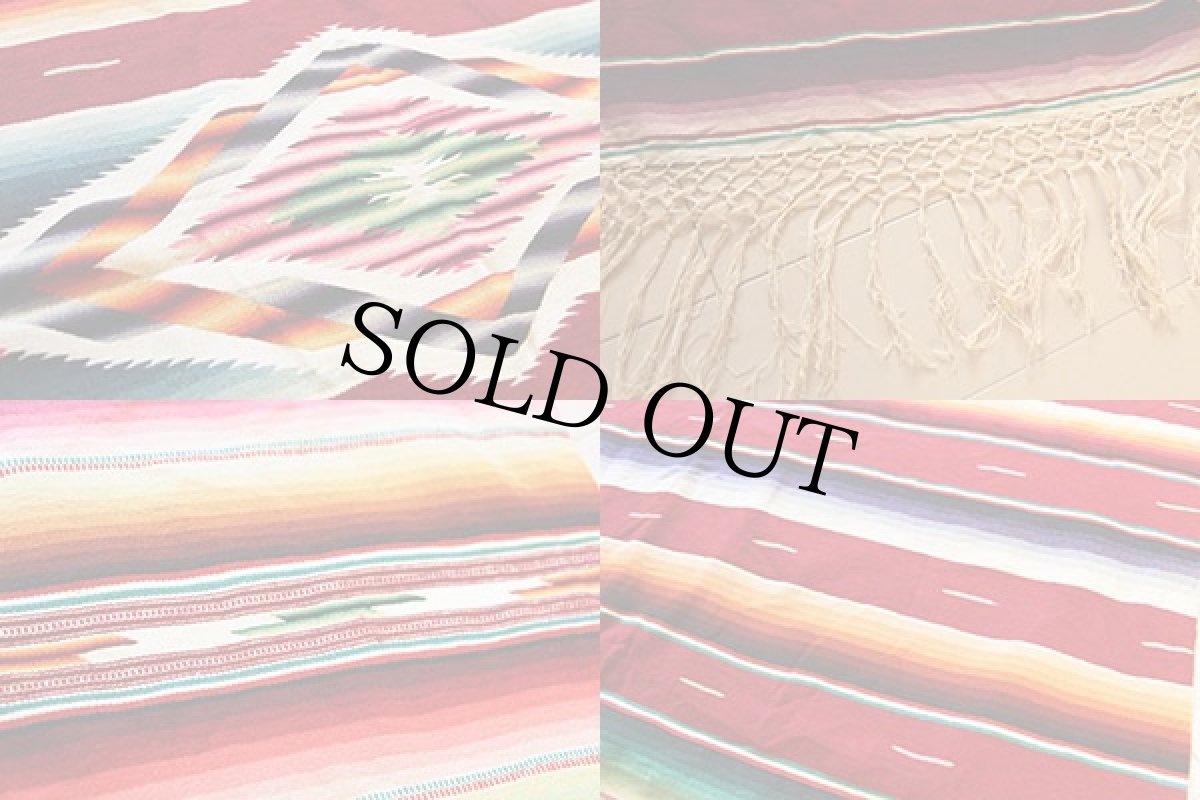 画像3: ビンテージ メキシカン ラグ サラペ (3)