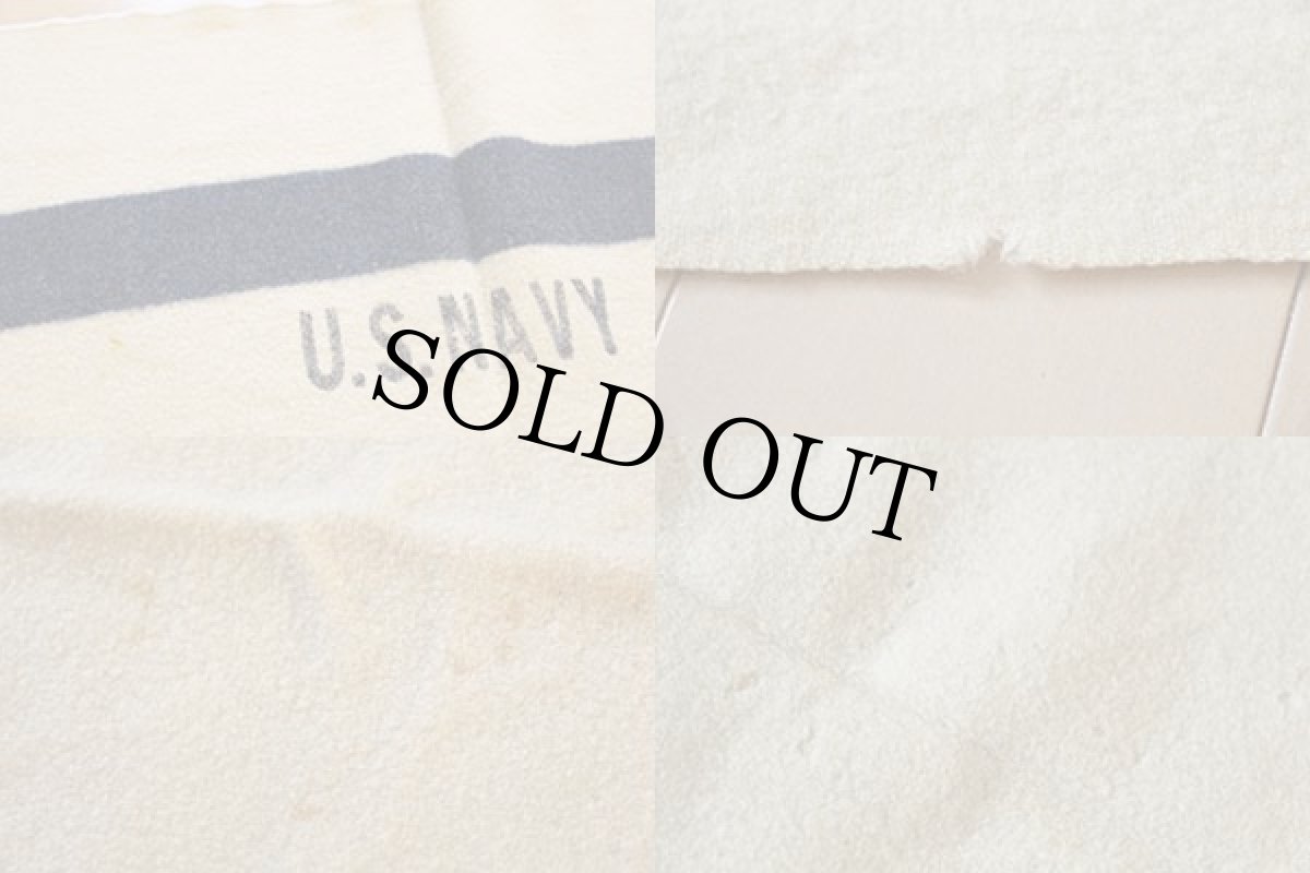 画像3: 40s 米軍 U.S.NAVY ウール ブランケット (3)