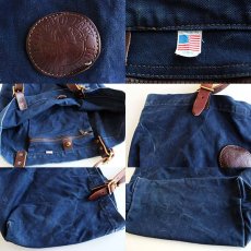 画像3: USA製 DULUTH PACKダルースパック キャンバス トートバッグ 紺 (3)