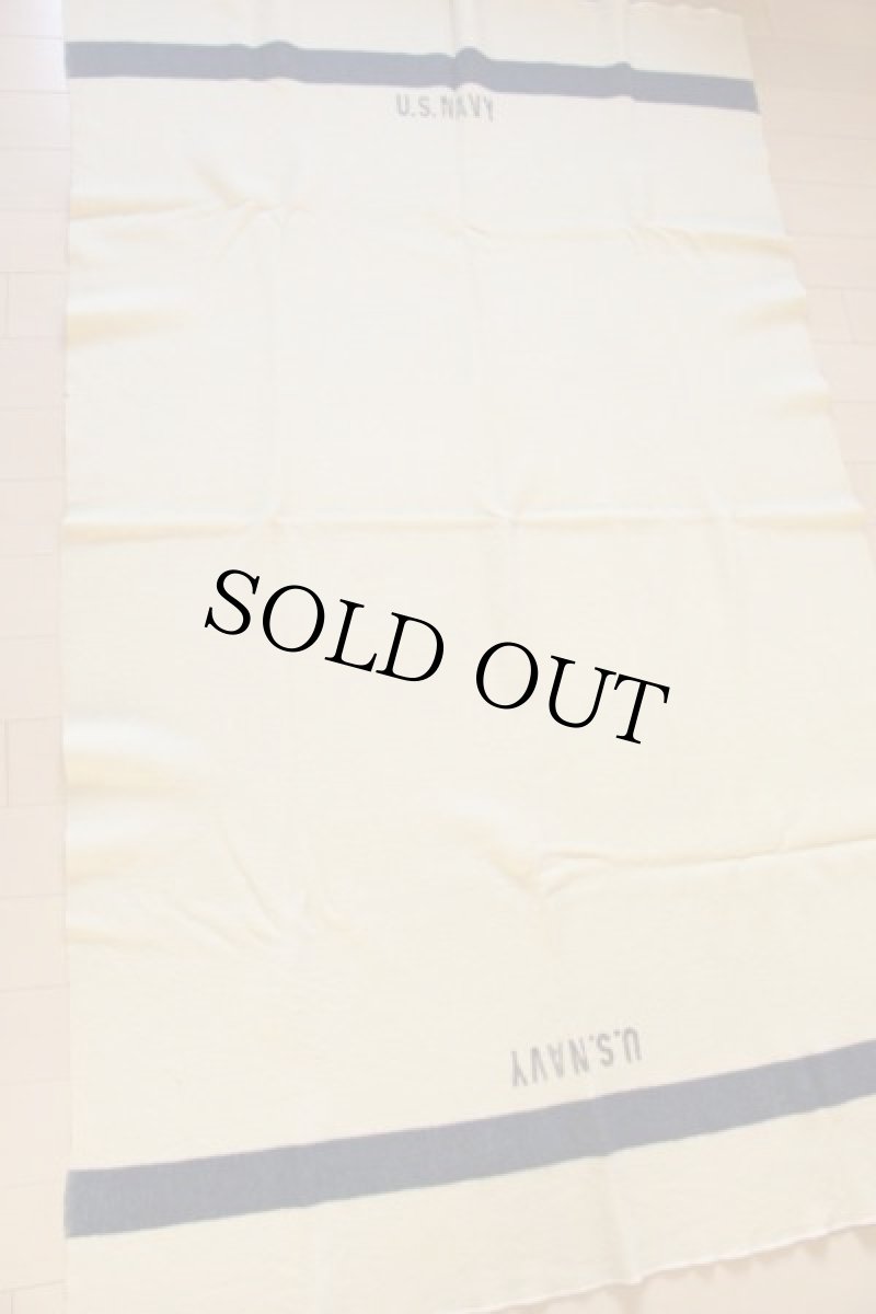 画像2: 40s 米軍 U.S.NAVY ウール ブランケット (2)