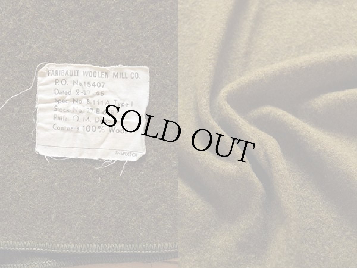 画像3: 40s 米軍 U.S.ARMY ウール ブランケット (3)