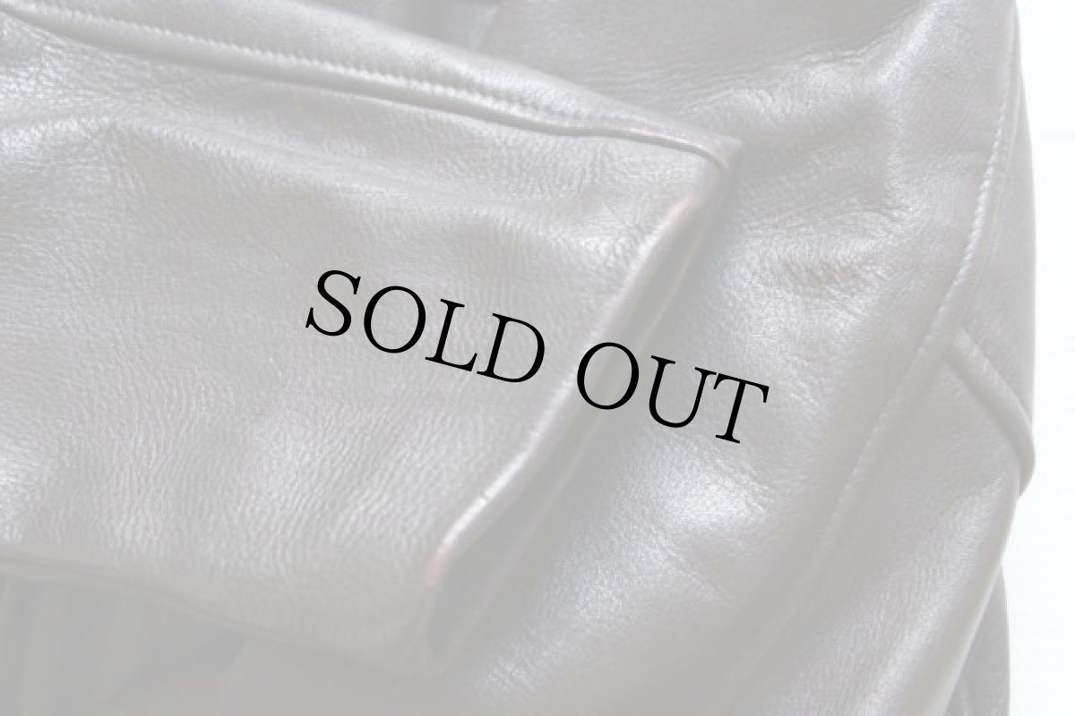 画像6: ビンテージ W.B.PLACE&Co ディアスキン レザージャケット 44 (6)