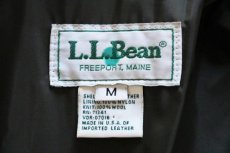 画像4: デッドストック★90s USA製 L.L.Bean A-2タイプ フライト レザージャケット 茶 (4)