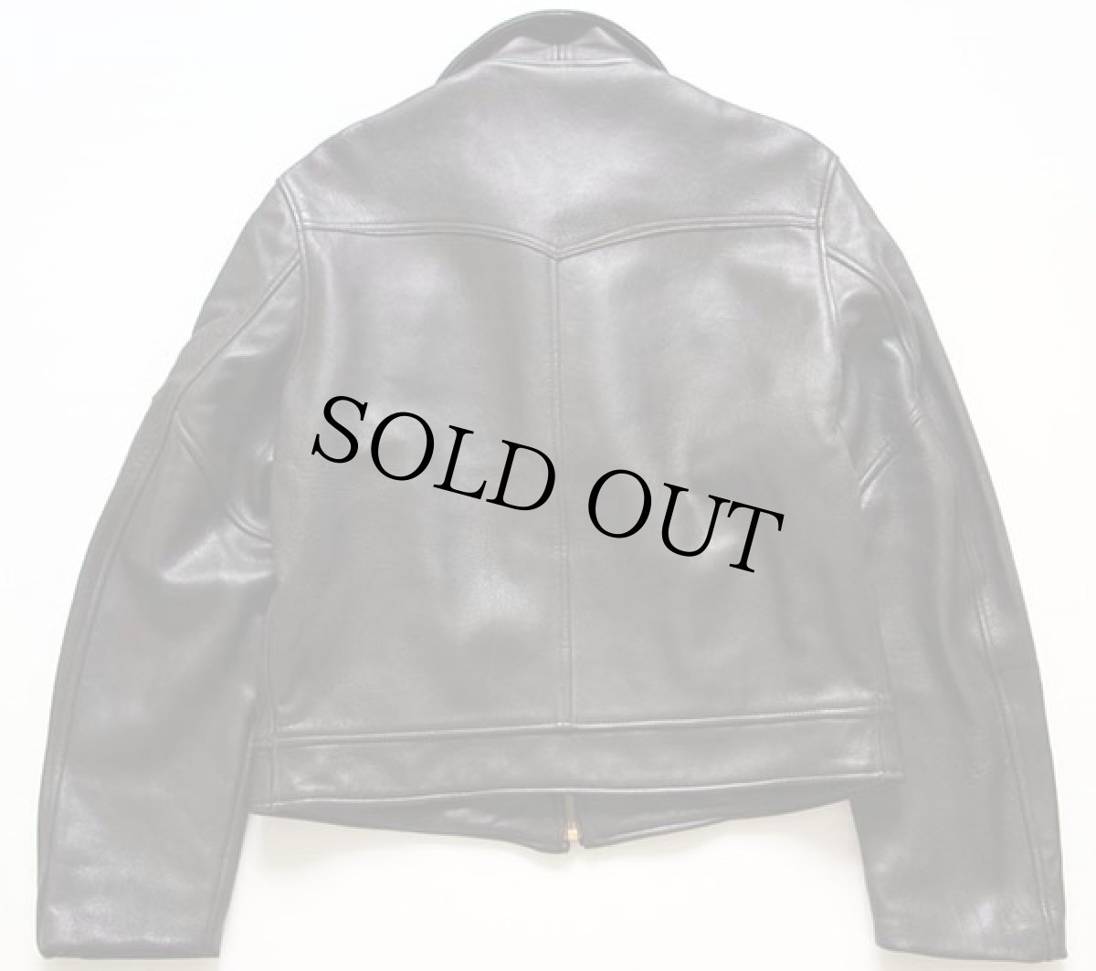 画像2: ビンテージ W.B.PLACE&Co ディアスキン レザージャケット 44 (2)