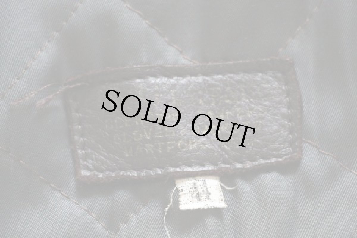 画像4: ビンテージ W.B.PLACE&Co ディアスキン レザージャケット 44 (4)