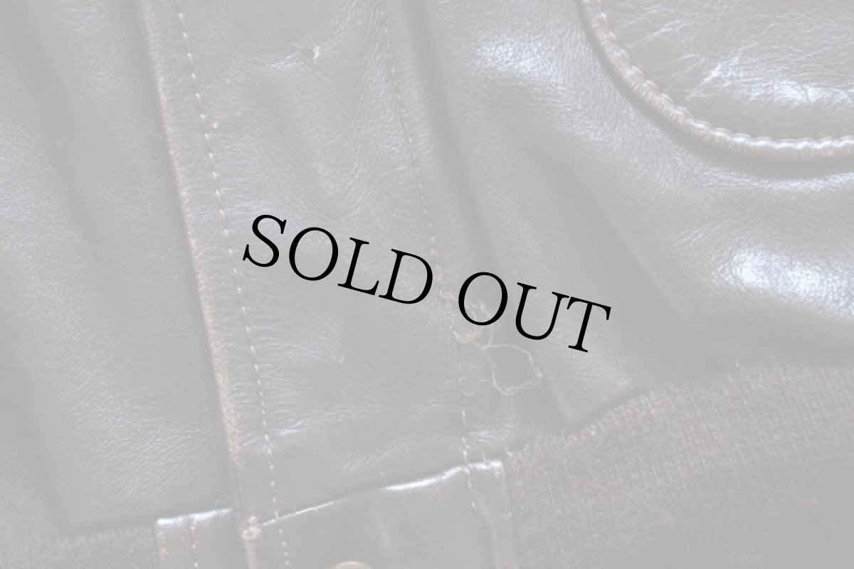 画像7: 80s USA製 BROOKSブルックス A-2タイプ フライト レザージャケット 44 (7)