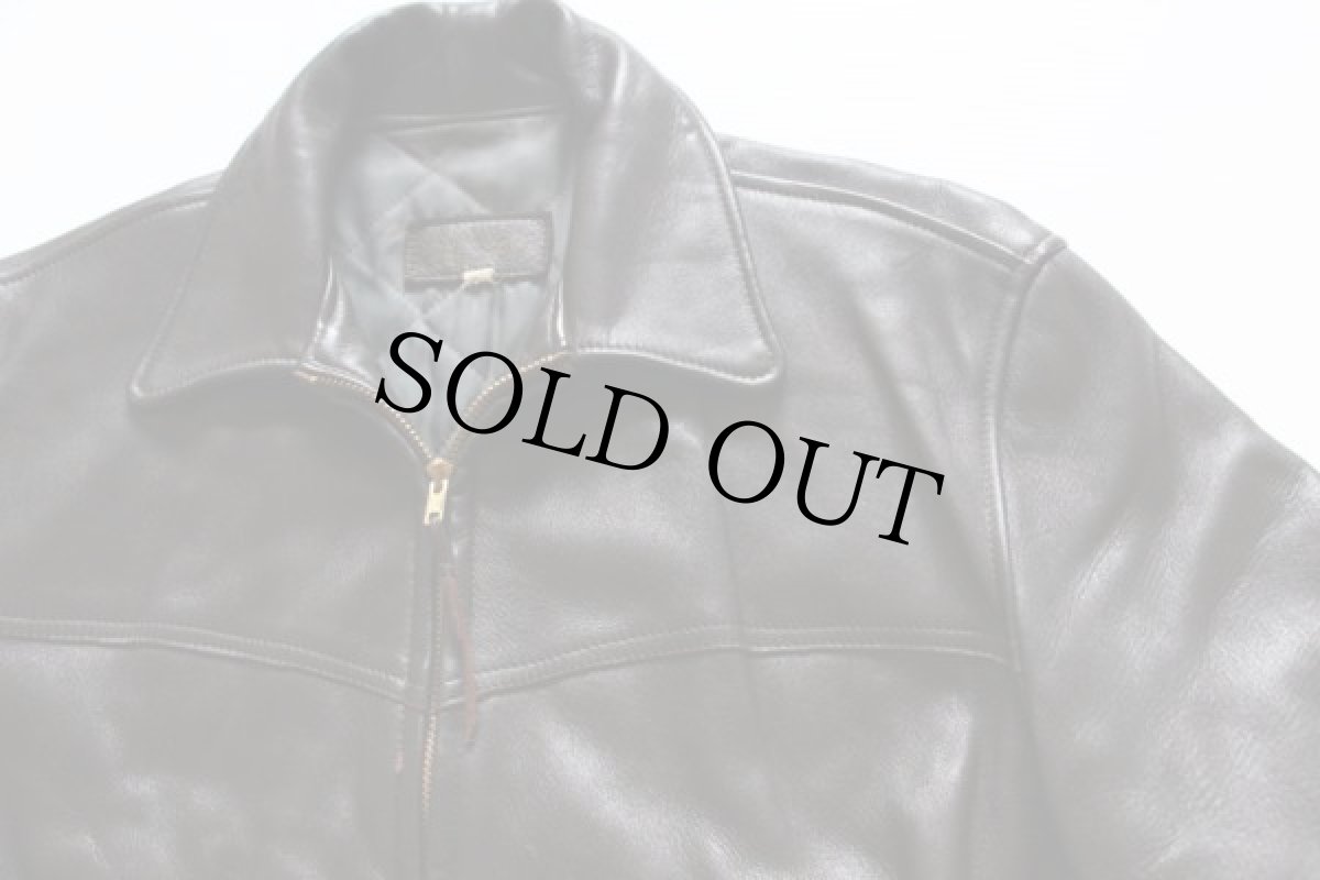 画像3: ビンテージ W.B.PLACE&Co ディアスキン レザージャケット 44 (3)