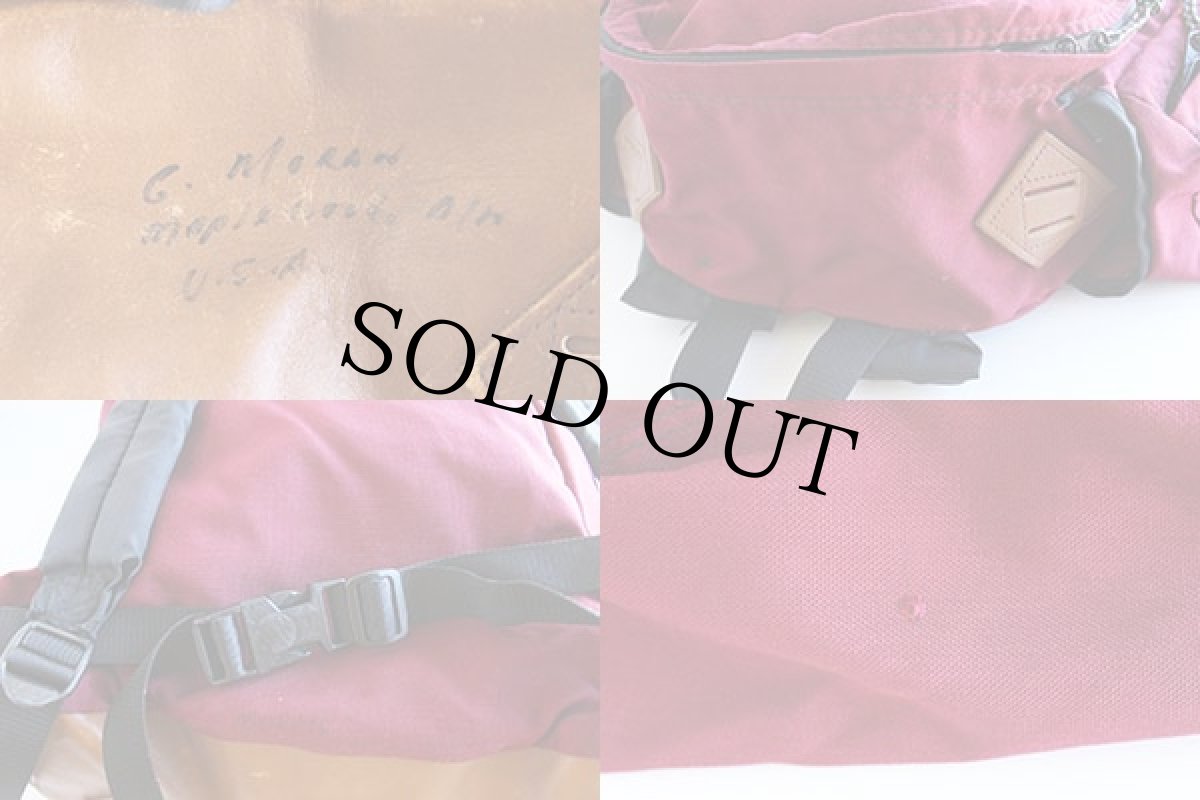 画像4: 90s USA製 JANSPORTジャンスポーツ ウィークエンド ボトムレザー バックパック (4)