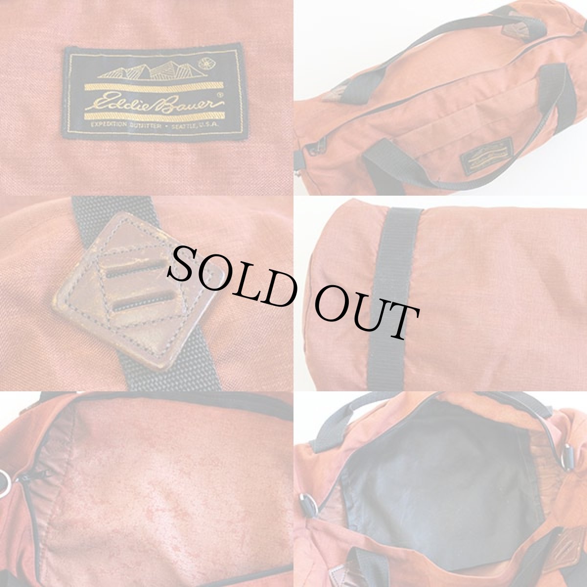 画像3: 70s EddieBauerエディーバウアー ナイロン ダッフルバッグ (3)