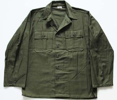 画像1: デッドストック★60s 米軍 U.S.ARMY ユーティリティシャツ M (1)