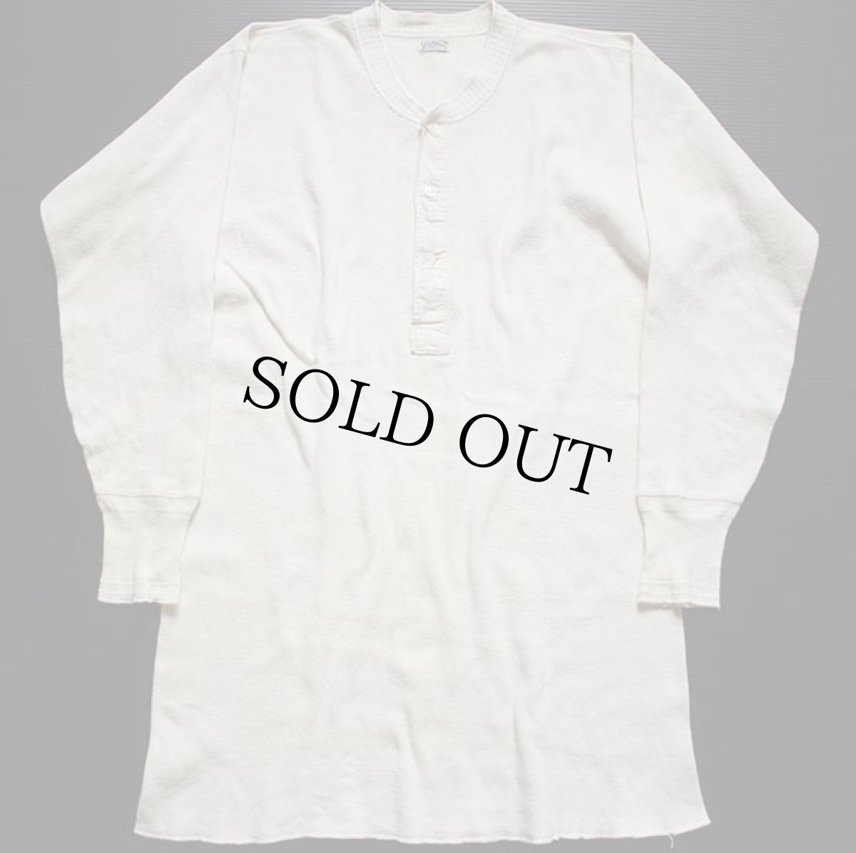 画像2: 30s Pilgrimピルグリム ヘンリーネック アンダーシャツ (2)