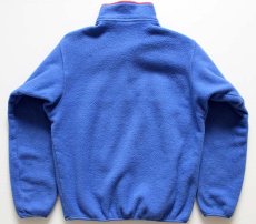 画像2: 90s USA製 patagoniaパタゴニア フリース スナップT 薄紫×ピンク M (2)