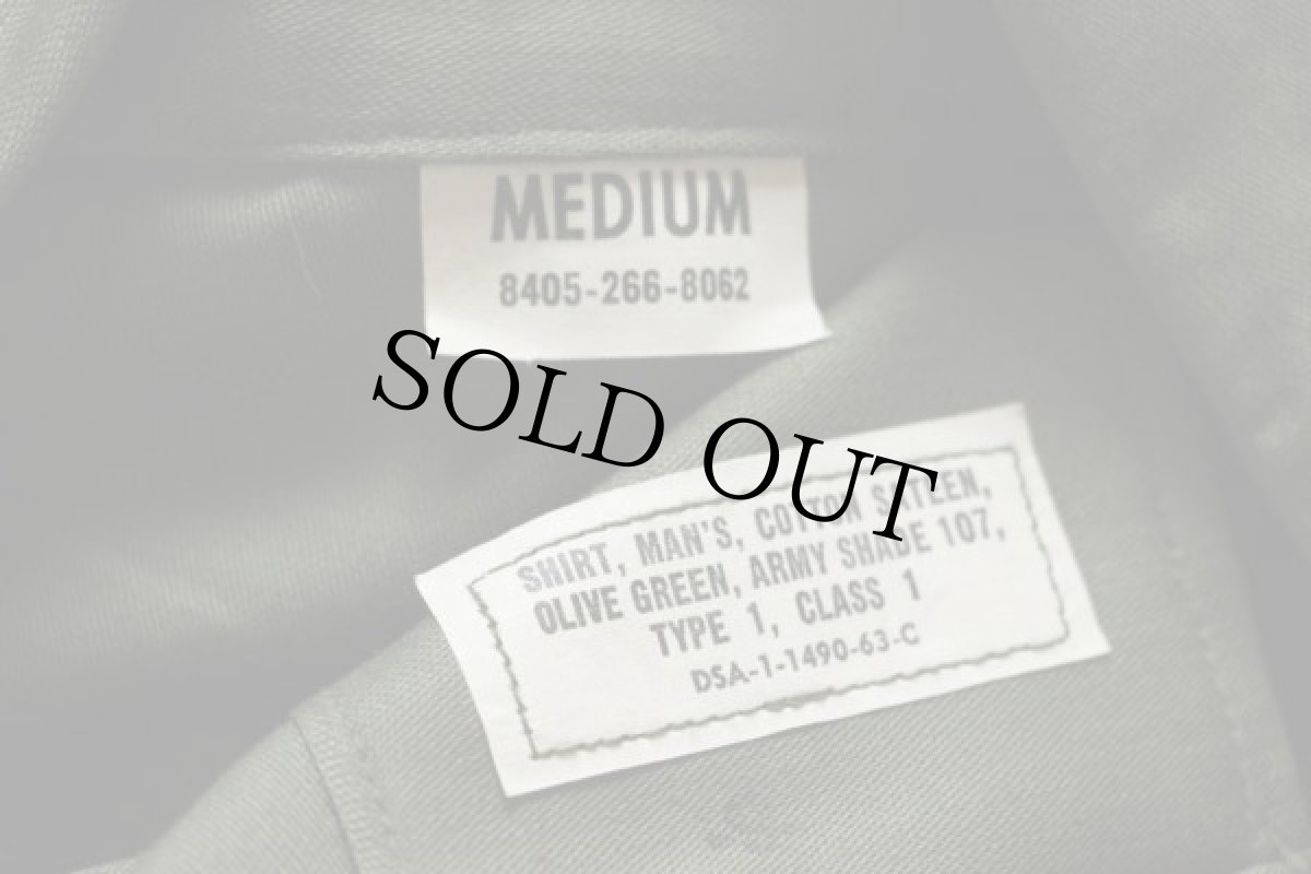 画像4: デッドストック★60s 米軍 U.S.ARMY ユーティリティシャツ M (4)