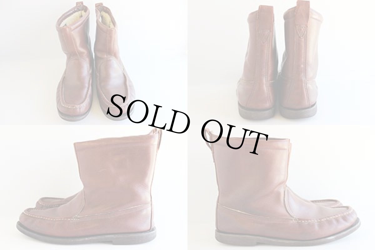 画像2: Russell Moccasinラッセルモカシン×HUNTING WORLDハンティングワールド ムートンライナー ノックアバウトブーツ (2)