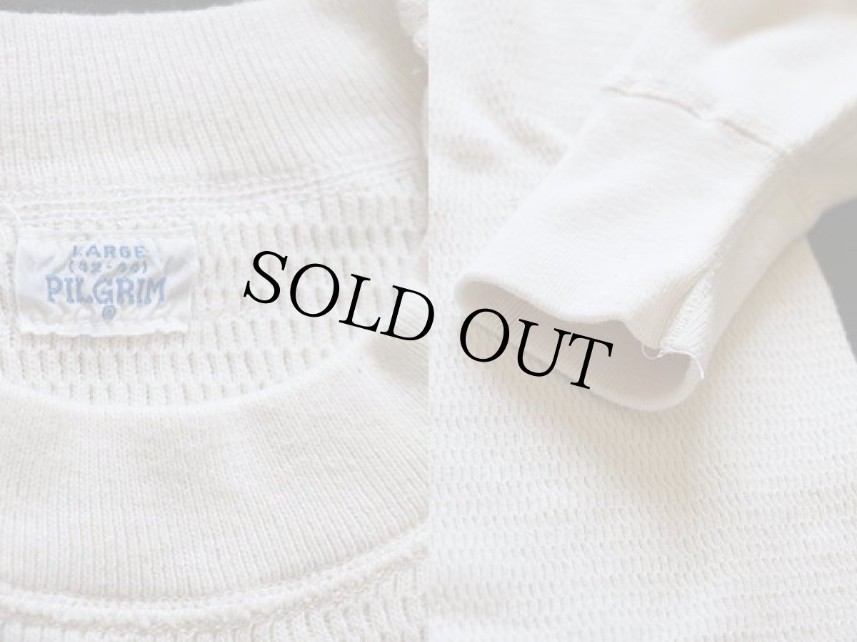 画像3: 50s PILGRIMピルグリム サーマルシャツ L (3)