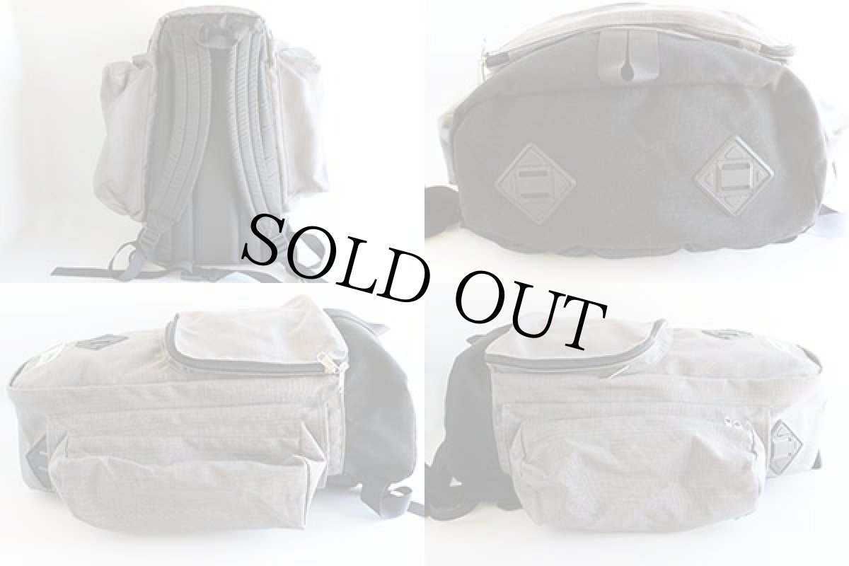 画像2: 80s REI ナイロン リュックサック グレーx黒 (2)