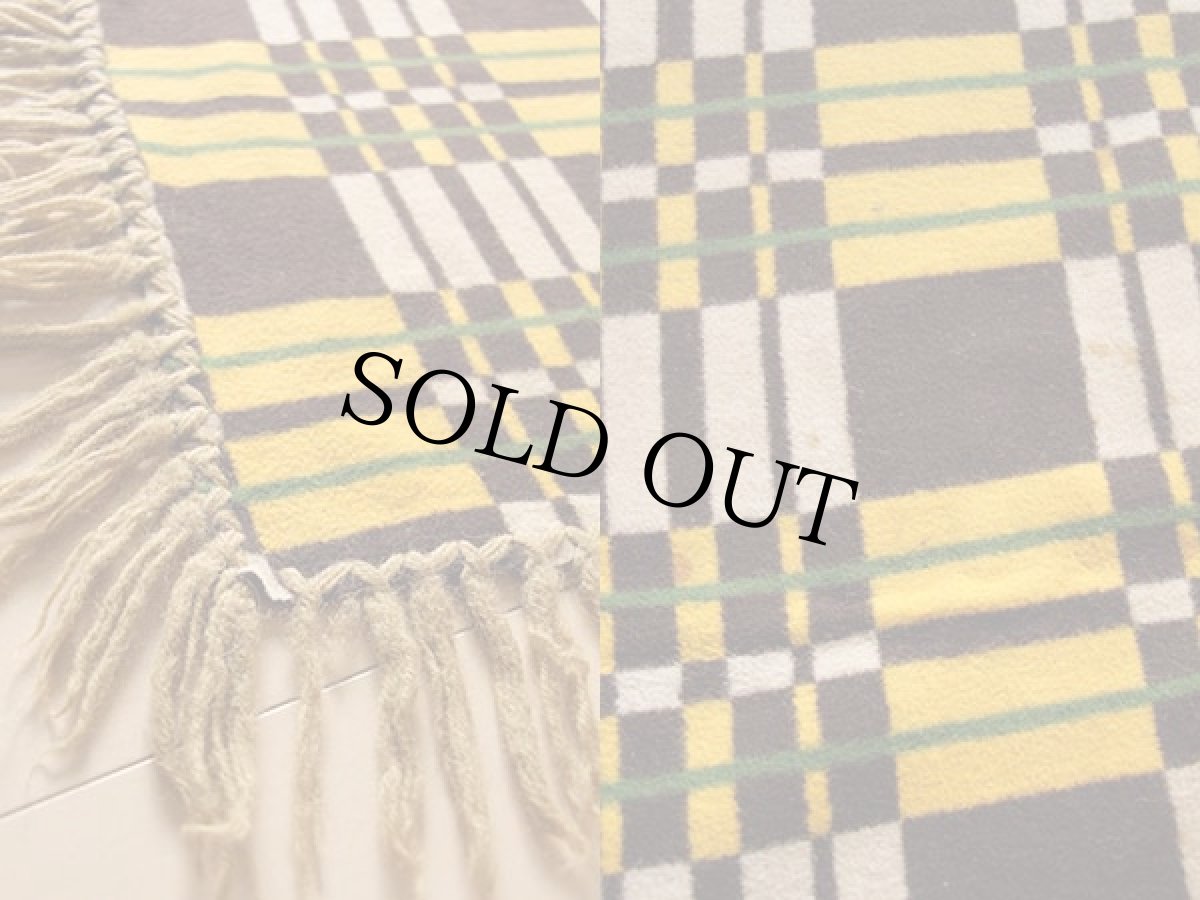 画像3: 30s チェック キャンプ ブランケット (3)