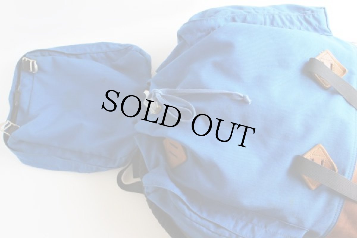 画像8: 70s WILDERNESS EXPERIENCE ボトムレザー バックパック 青 (8)