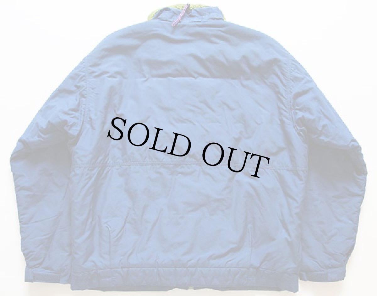 画像2: 90s patagoniaパタゴニア 中綿入り ナイロン マウンテンジャケット 紺 L (2)